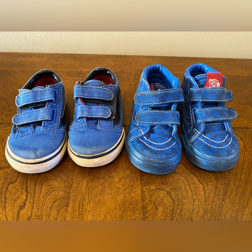 Toddler Vans - Two Pair, sizes 5 and 5.5
